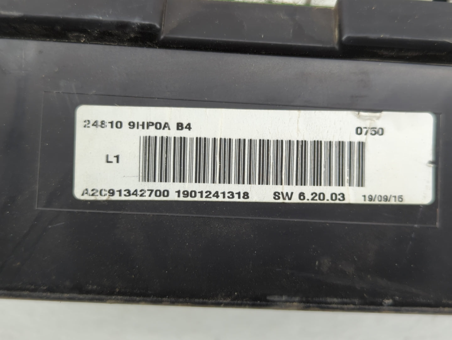 2015 Nissan Altima Instrument Cluster Speedometer Gauges P/N:24810 9HP0A B4 24810 9HP0A Fits OEM Used Auto Parts - Oemusedau