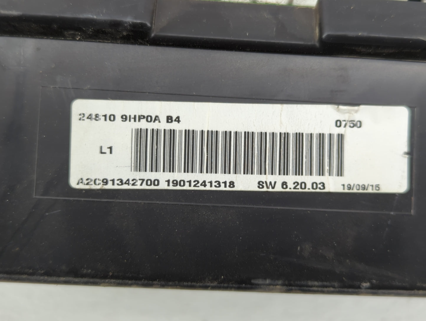 2015 Nissan Altima Instrument Cluster Speedometer Gauges P/N:24810 9HP0A B4 24810 9HP0A Fits OEM Used Auto Parts - Oemusedau