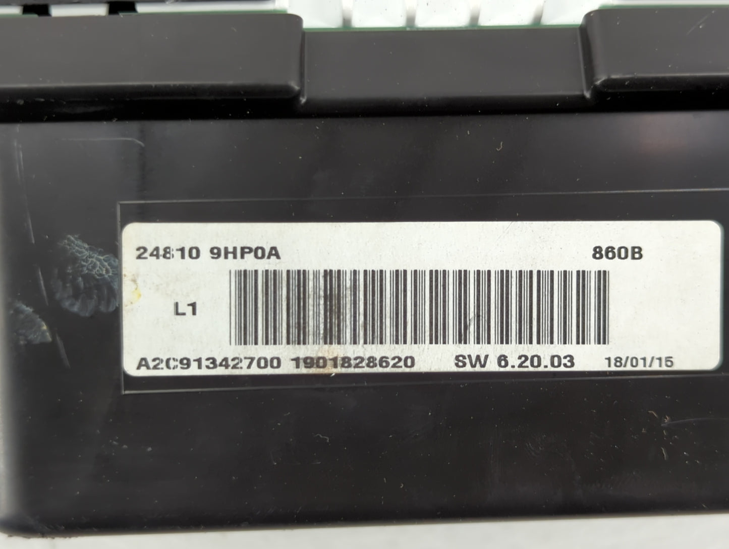 2015 Nissan Altima Instrument Cluster Speedometer Gauges P/N:24810 9HP0A B4 24810 9HP0A Fits OEM Used Auto Parts - Oemusedau