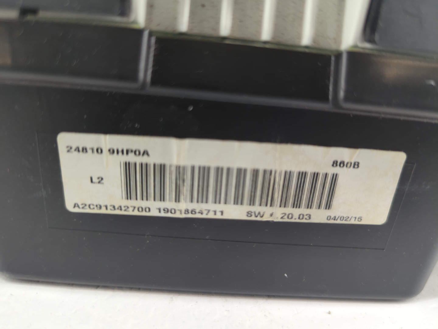 2015 Nissan Altima Instrument Cluster Speedometer Gauges P/N:24810 9HP0A Fits OEM Used Auto Parts - Oemusedautoparts1.com