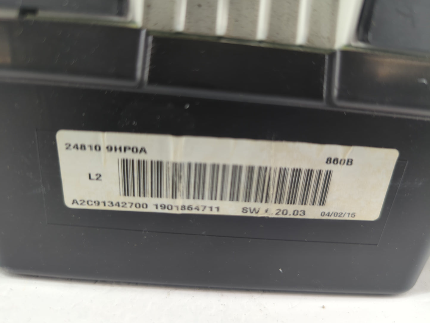 2015 Nissan Altima Instrument Cluster Speedometer Gauges P/N:24810 9HP0A Fits OEM Used Auto Parts - Oemusedautoparts1.com