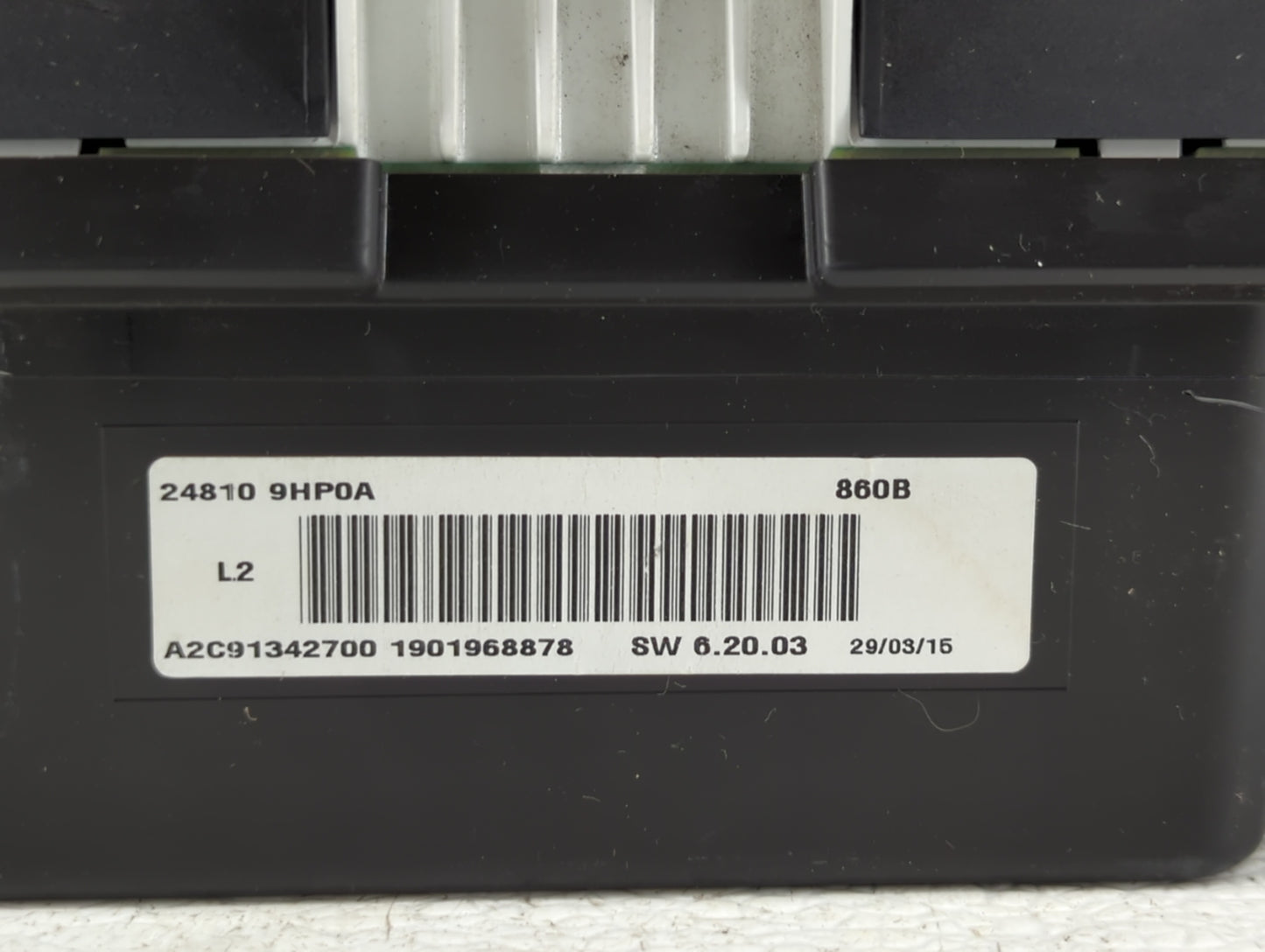 2015 Nissan Altima Instrument Cluster Speedometer Gauges P/N:24810 9HP0A Fits OEM Used Auto Parts - Oemusedautoparts1.com
