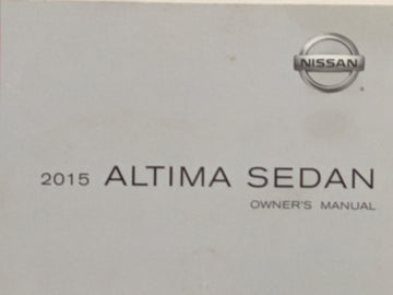 2015 Nissan Altima Owners Manual Book Guide P/N:OM15EA 0L33U3 OEM Used Auto Parts