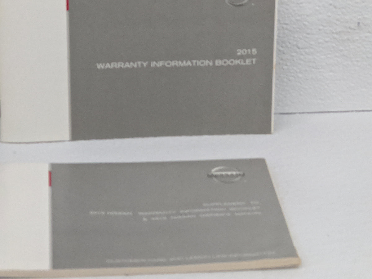 2015 Nissan Altima Owners Manual Book Guide P/N:OM15EA 0L33U3 OEM Used Auto Parts - Oemusedautoparts1.com