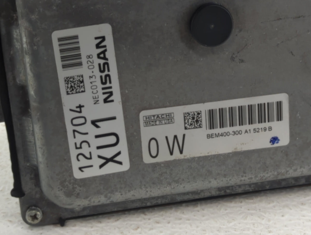 2015 Nissan Altima PCM Engine Control Computer ECU ECM PCU OEM P/N:NEC009-638 NEC007-679, NEC013-028, NEC004-633 Fits 2013 2
