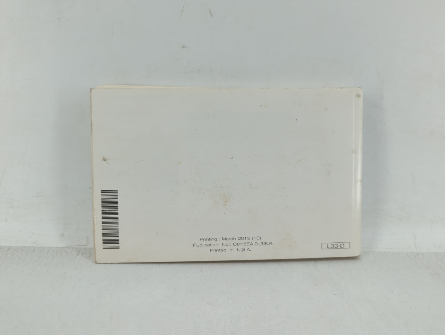 2015 Nissan Altima Owners Manual Book Guide OEM Used Auto Parts - Oemusedautoparts1.com