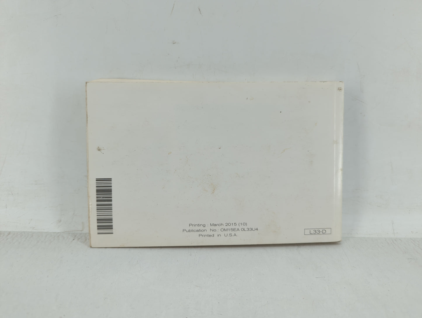 2015 Nissan Altima Owners Manual Book Guide OEM Used Auto Parts - Oemusedautoparts1.com