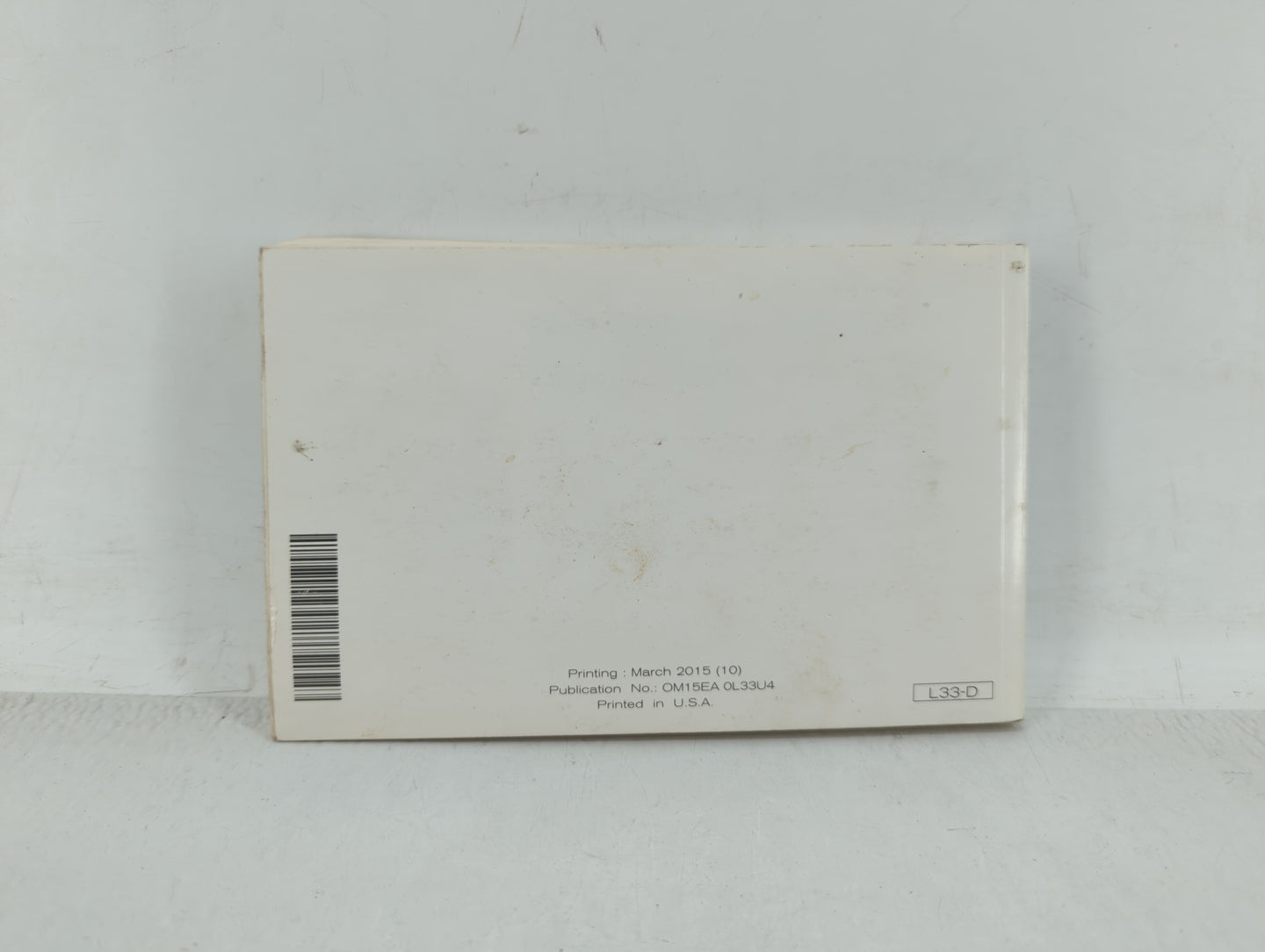 2015 Nissan Altima Owners Manual Book Guide OEM Used Auto Parts - Oemusedautoparts1.com