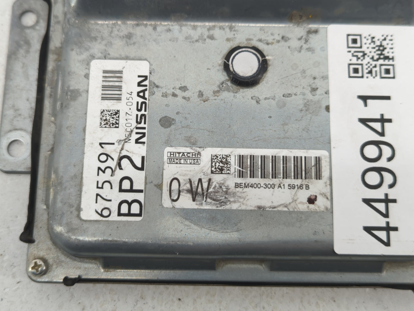 2015 Nissan Altima PCM Engine Control Computer ECU ECM PCU OEM P/N:NEC017-054 NEC013-031, NEC013-027 Fits Fits 2013 2014 OEM