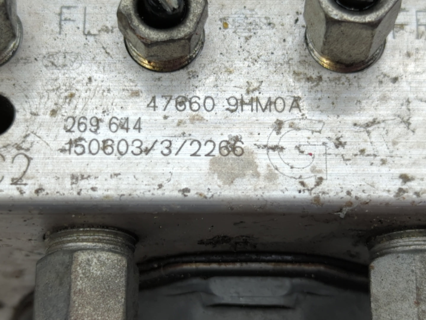 2015 Nissan Altima ABS Pump Control Module Replacement P/N:47660 9HM0A Fits OEM Used Auto Parts - Oemusedautoparts1.com