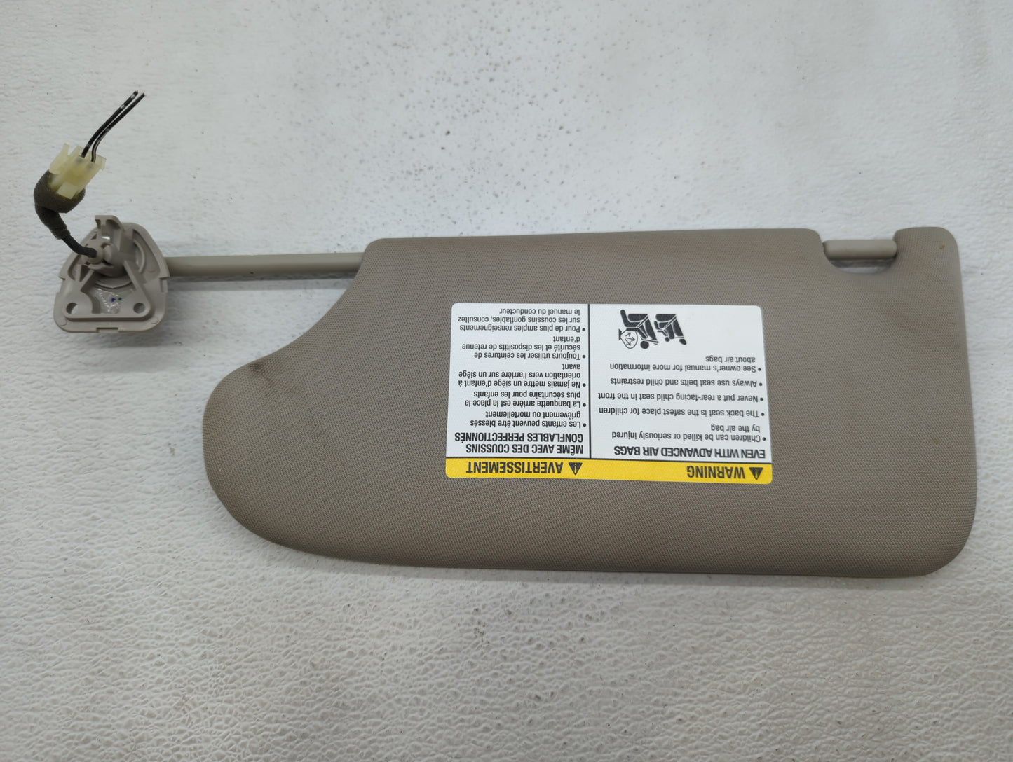 2013-2018 Nissan Altima Sun Visor Shade Replacement Passenger Right Mirror Fits Fits 2013 2014 2015 2016 2017 2018 OEM Used 