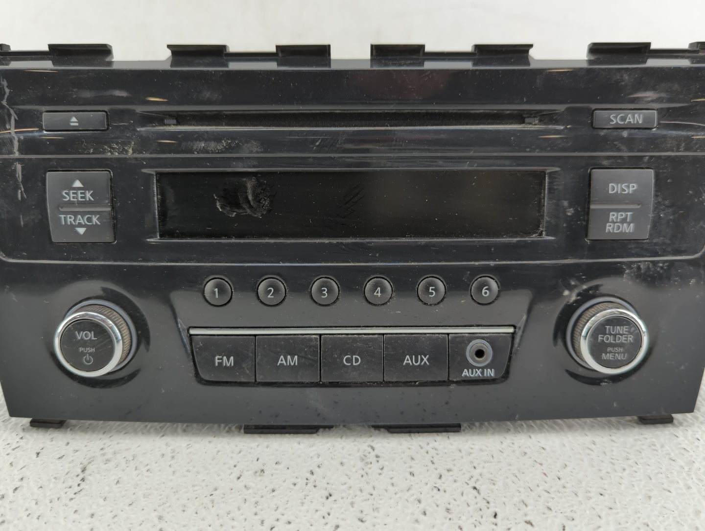 2013-2015 Nissan Altima Radio AM FM Cd Player Receiver Replacement P/N:28185 3TB0G 28185 3TA0G Fits Fits 2013 2014 2015 OEM 