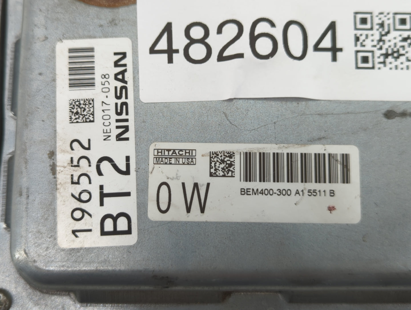 2015 Nissan Altima PCM Engine Control Computer ECU ECM PCU OEM P/N:NEC017-058 NEC005-664, NEC013-028 Fits Fits 2013 2014 OEM