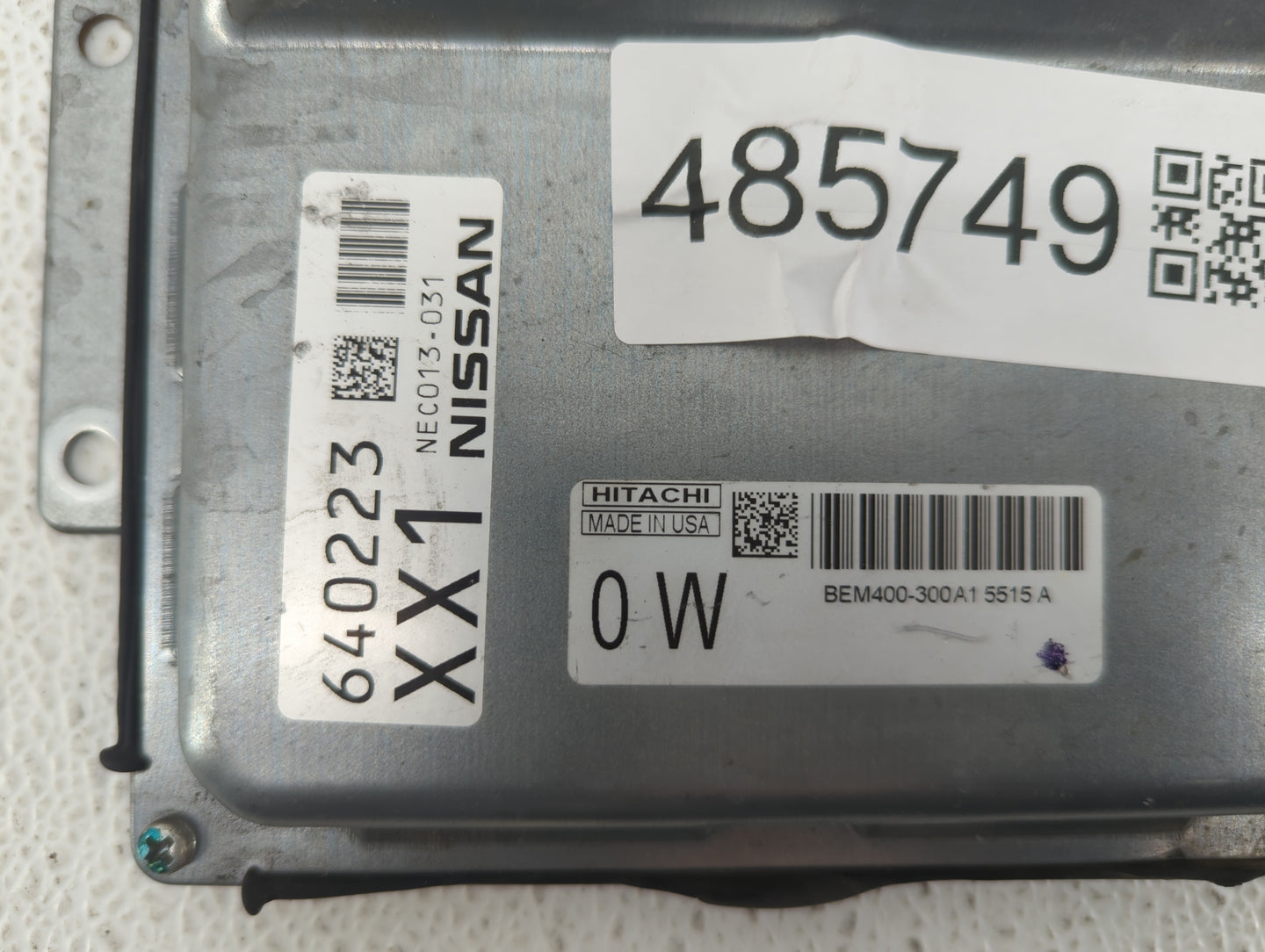 2015 Nissan Altima PCM Engine Control Computer ECU ECM PCU OEM P/N:NEC013-031 NEC013-028, NEC017-046 Fits Fits 2013 2014 OEM