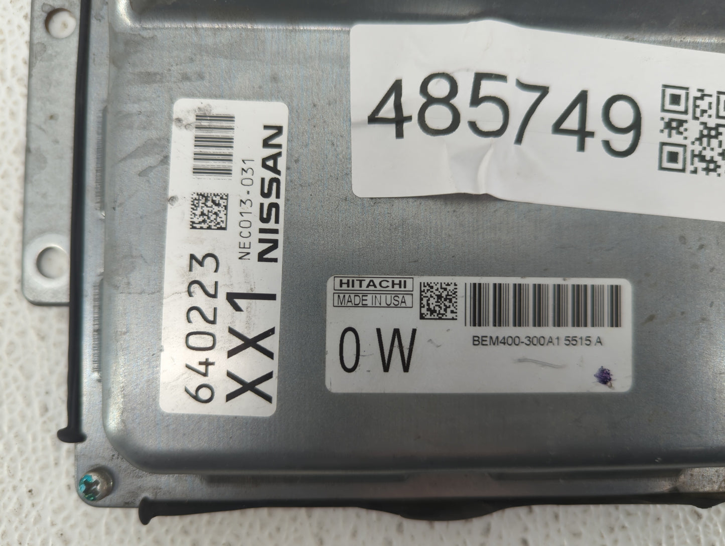 2015 Nissan Altima PCM Engine Control Computer ECU ECM PCU OEM P/N:NEC013-031 NEC013-028, NEC017-046 Fits Fits 2013 2014 OEM