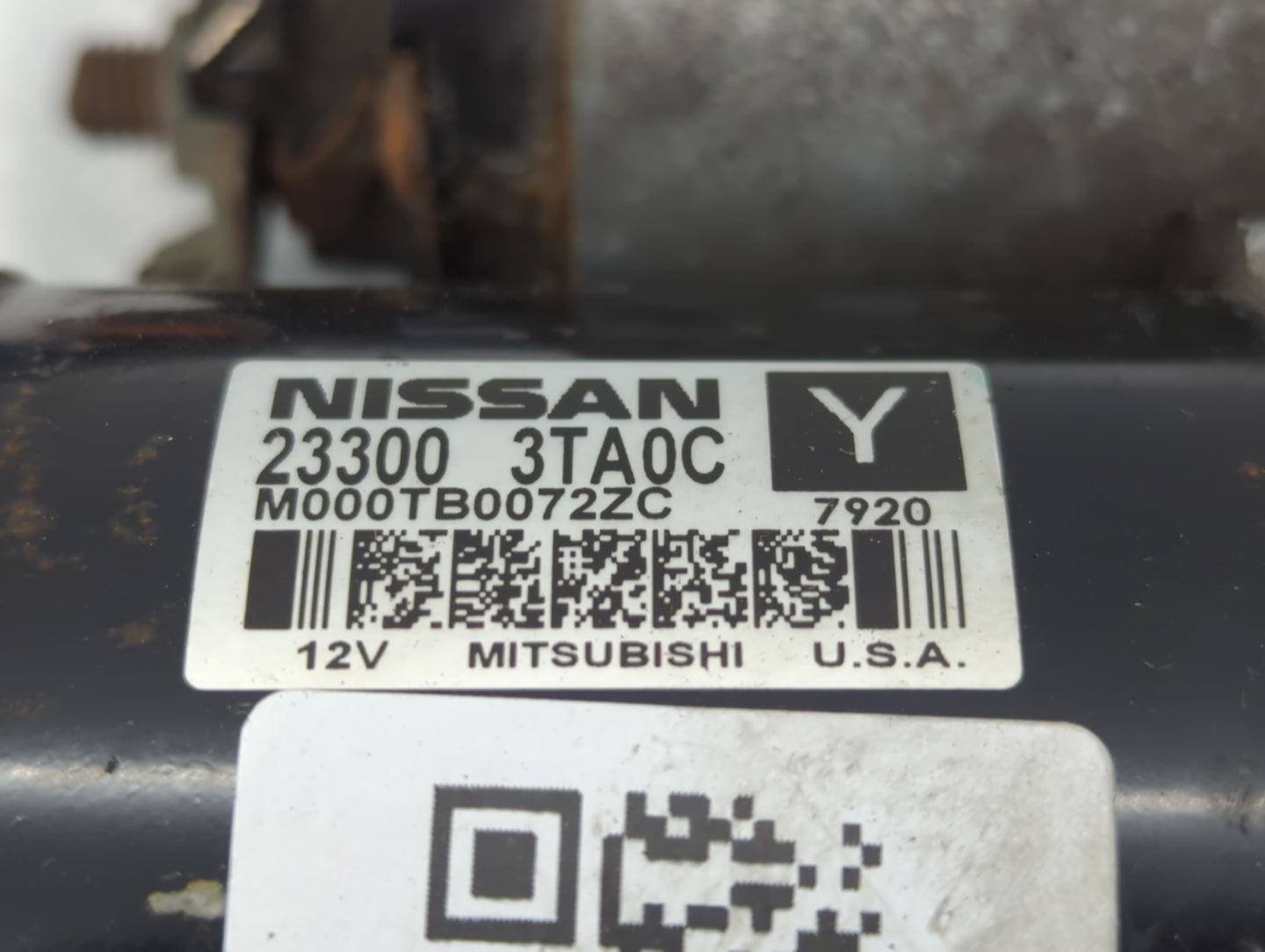 2013-2018 Nissan Altima Car Starter Motor Solenoid OEM P/N:23300 3TA0C Fits Fits 2013 2014 2015 2016 2017 2018 OEM Used Auto