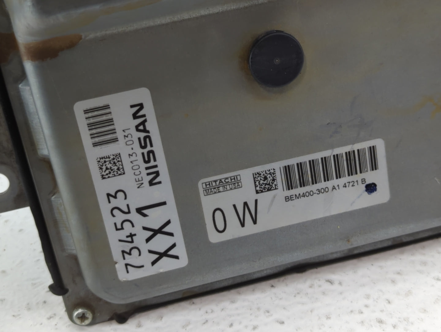 2015 Nissan Altima PCM Engine Control Computer ECU ECM PCU OEM P/N:NEC013-031 Fits Fits 2013 2014 OEM Used Auto Parts - Oemu