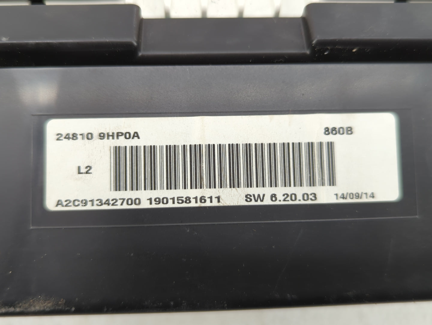 2015 Nissan Altima Instrument Cluster Speedometer Gauges P/N:24810 9HP0A Fits OEM Used Auto Parts - Oemusedautoparts1.com