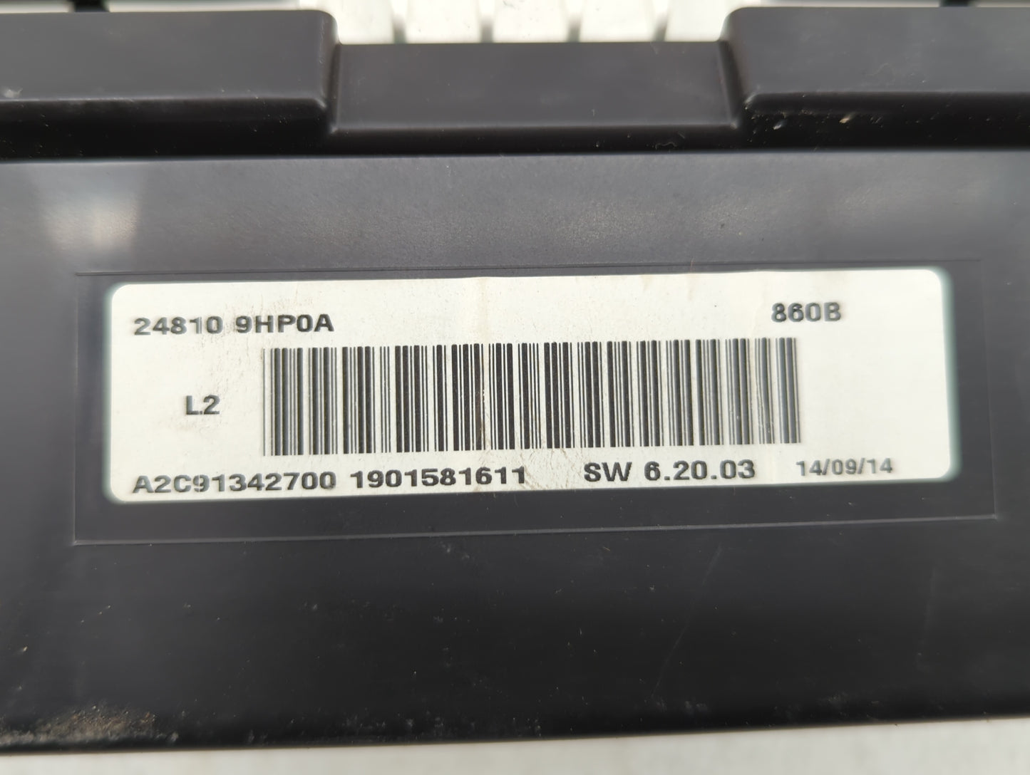 2015 Nissan Altima Instrument Cluster Speedometer Gauges P/N:24810 9HP0A Fits OEM Used Auto Parts - Oemusedautoparts1.com