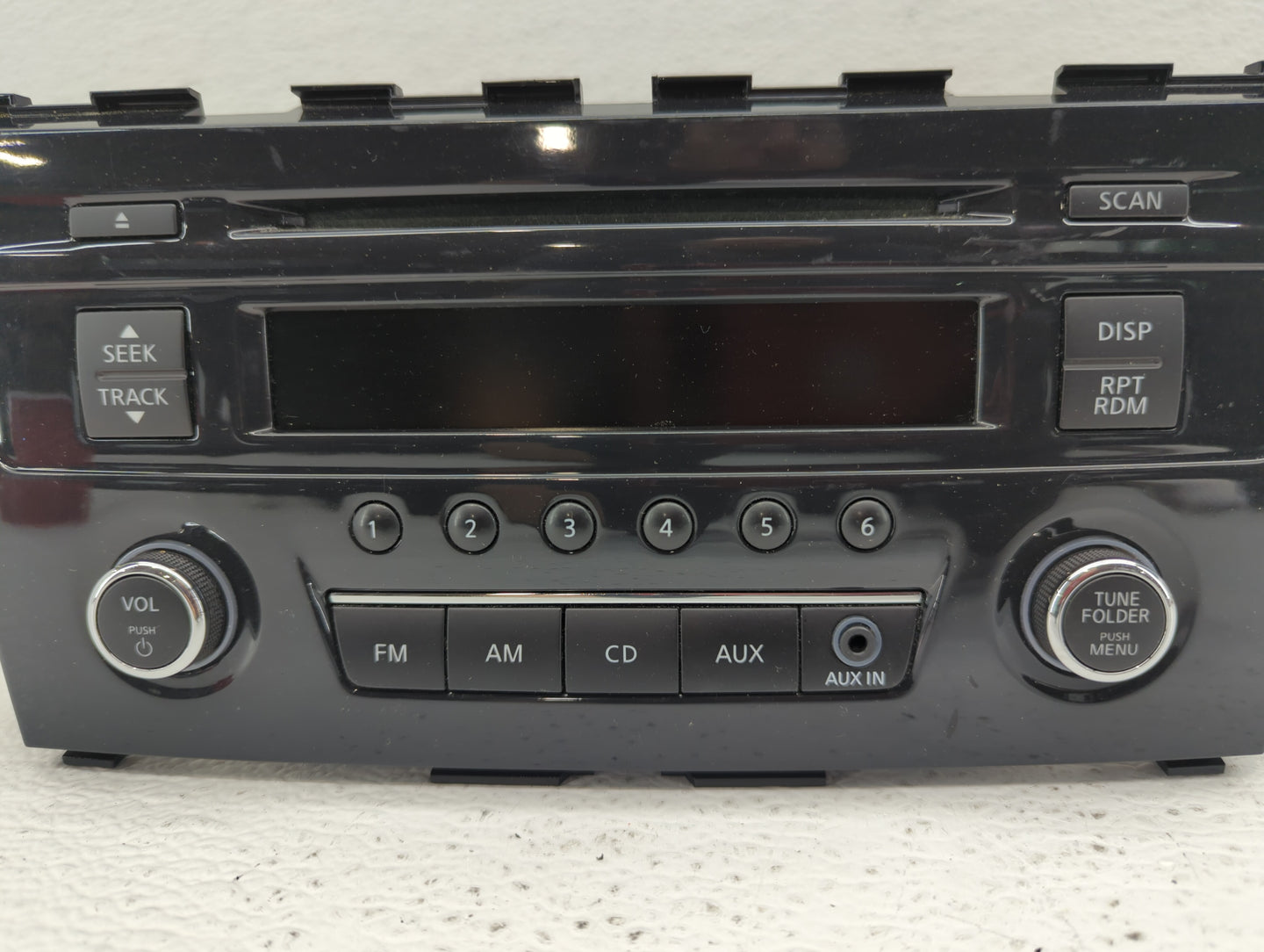 2013-2015 Nissan Altima Radio AM FM Cd Player Receiver Replacement P/N:28185 3TB0G 28185 3TA0G Fits Fits 2013 2014 2015 OEM 