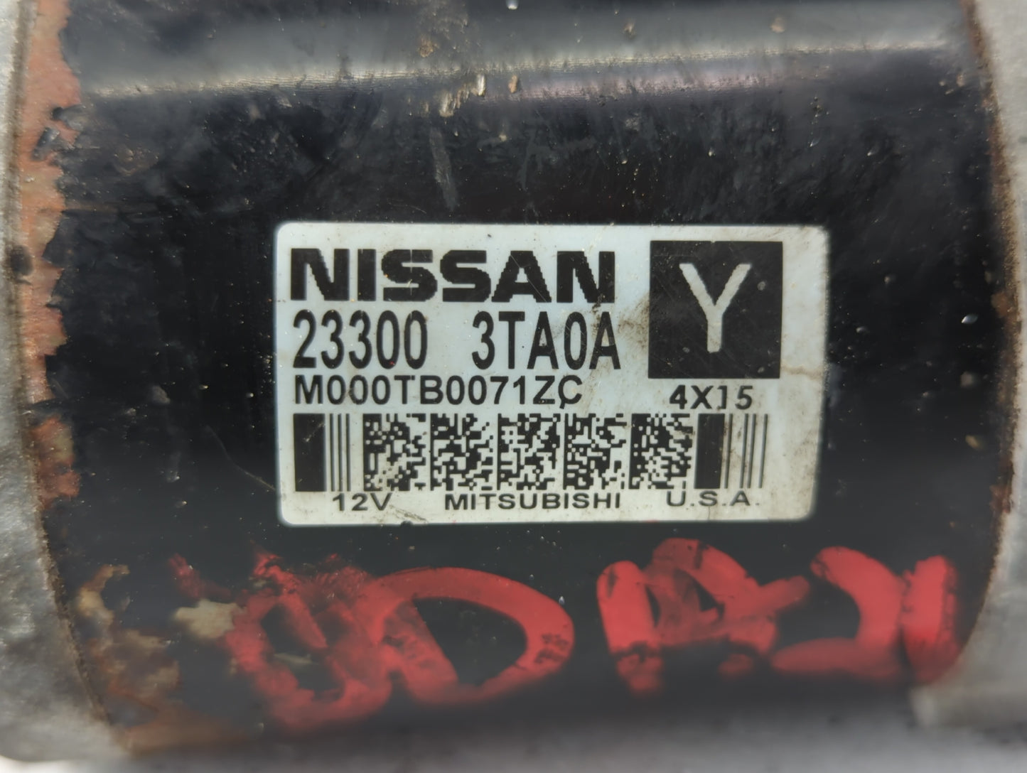 2013-2018 Nissan Altima Car Starter Motor Solenoid OEM P/N:23300 3TA0A Fits Fits 2013 2014 2015 2016 2017 2018 OEM Used Auto