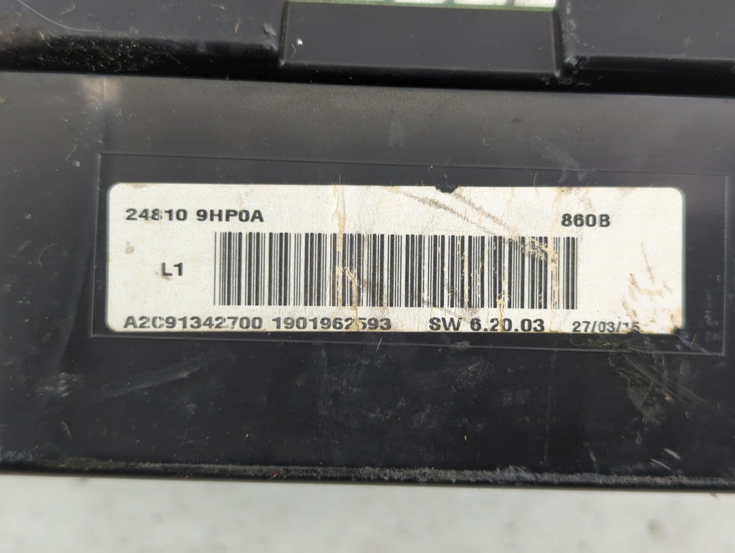 2015 Nissan Altima Instrument Cluster Speedometer Gauges P/N:24810 9HP0A Fits OEM Used Auto Parts - Oemusedautoparts1.com