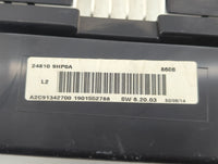 2015 Nissan Altima Instrument Cluster Speedometer Gauges P/N:24810 9HP0A Fits OEM Used Auto Parts - Oemusedautoparts1.com