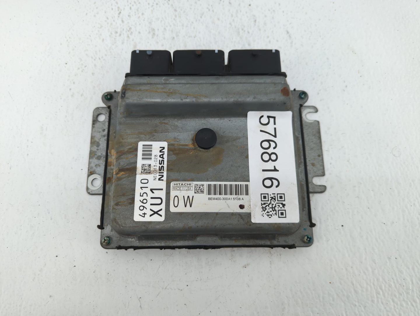2015 Nissan Altima PCM Engine Control Computer ECU ECM PCU OEM P/N:NEC013-028 Fits Fits 2013 2014 OEM Used Auto Parts - Oemu