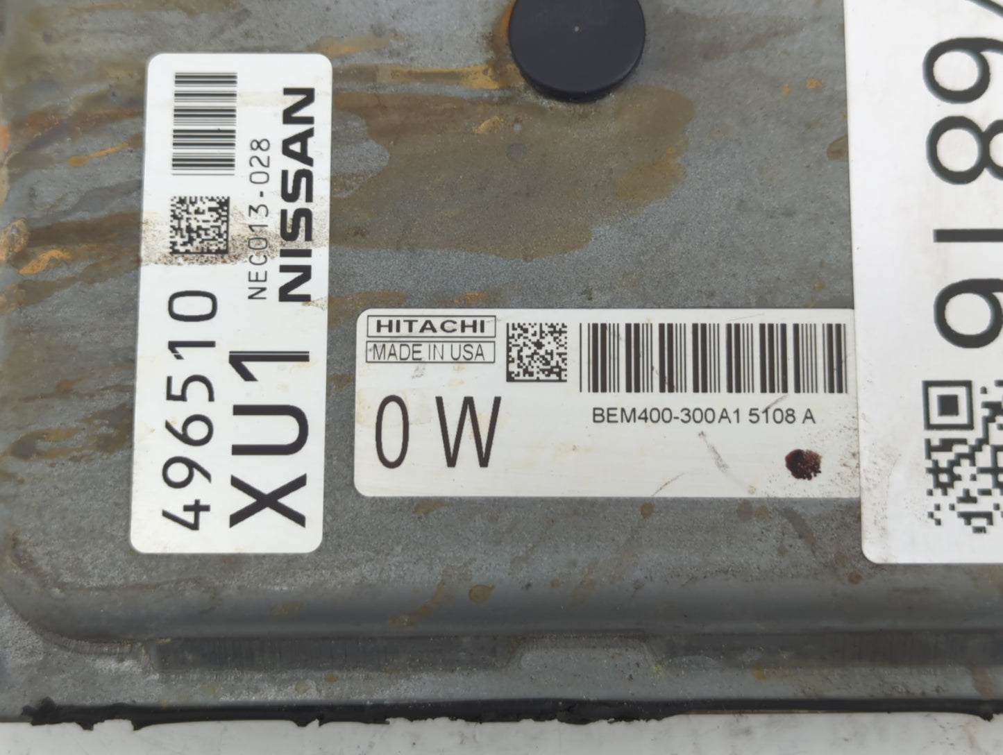2015 Nissan Altima PCM Engine Control Computer ECU ECM PCU OEM P/N:NEC013-028 Fits Fits 2013 2014 OEM Used Auto Parts - Oemu