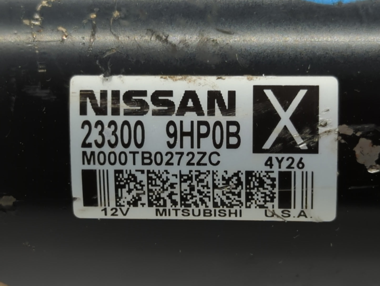 2015-2018 Nissan Altima Car Starter Motor Solenoid OEM P/N:23300 9HP0B Fits Fits 2015 2016 2017 2018 2019 2020 2021 2022 OEM