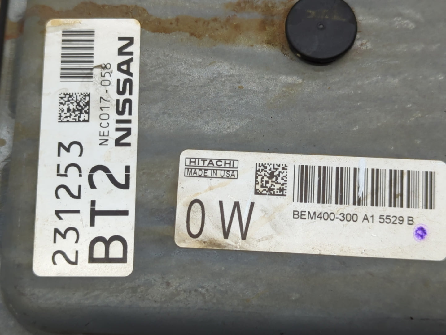 2015 Nissan Altima PCM Engine Control Computer ECU ECM PCU OEM P/N:NEC017-058 Fits Fits 2013 2014 OEM Used Auto Parts - Oemu
