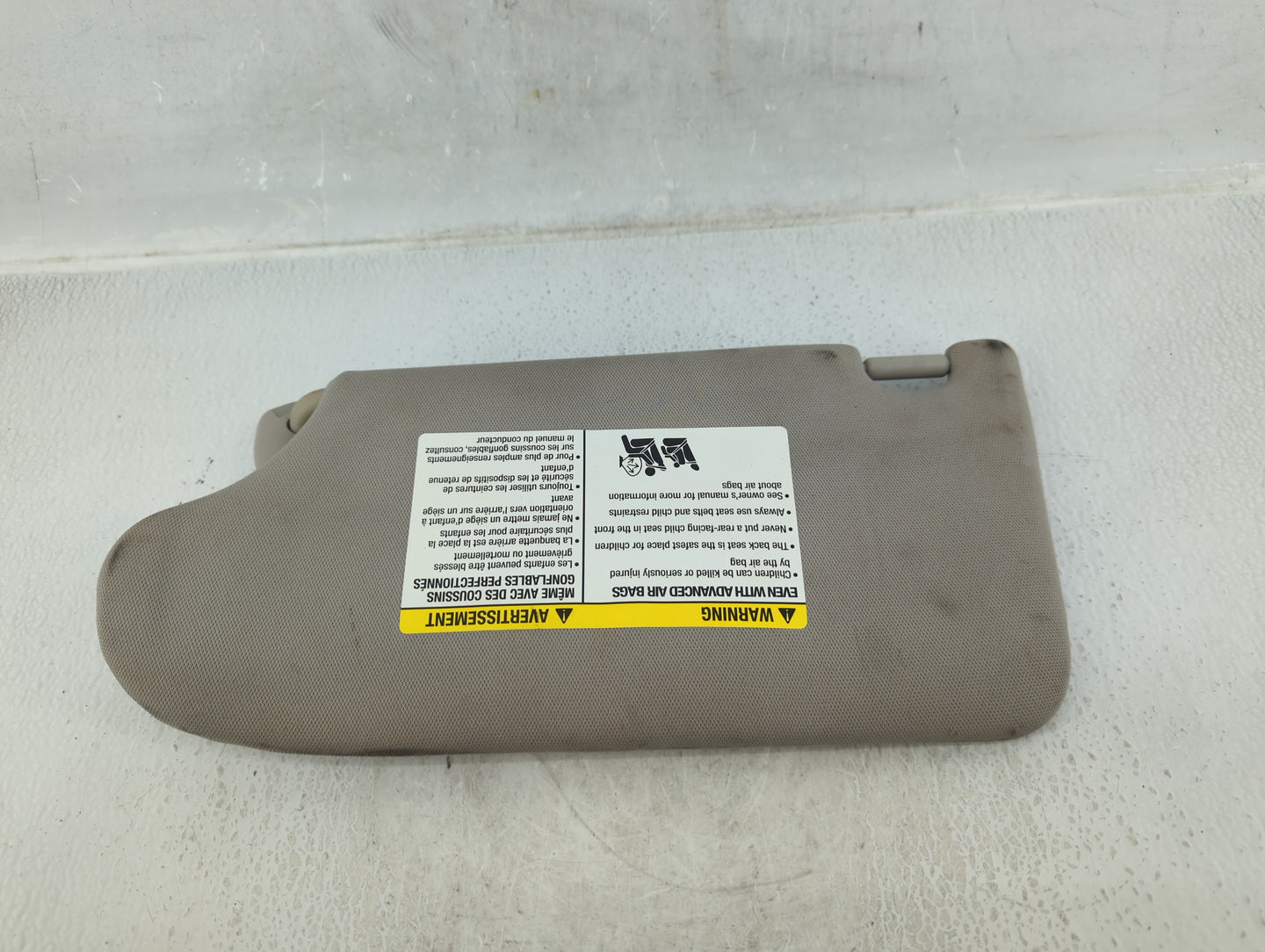 2013-2017 Nissan Altima Sun Visor Shade Replacement Passenger Right Mirror Fits Fits 2013 2014 2015 2016 2017 OEM Used Auto 