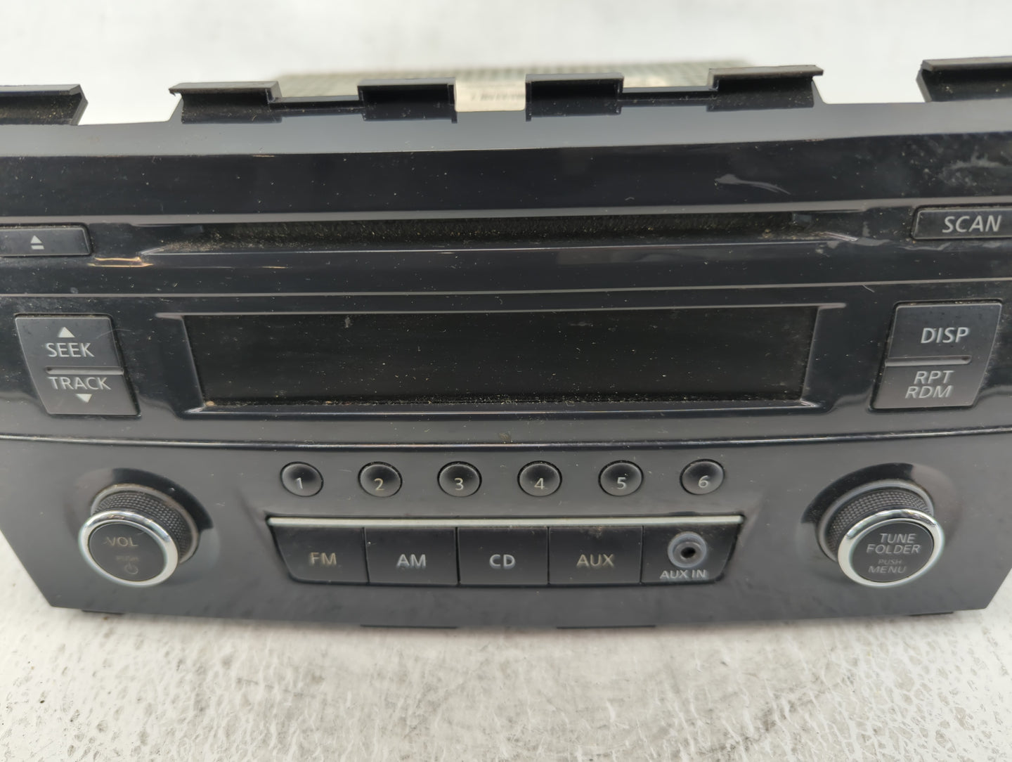 2013-2015 Nissan Altima Radio AM FM Cd Player Receiver Replacement P/N:28185 3TB0G Fits Fits 2013 2014 2015 OEM Used Auto Pa