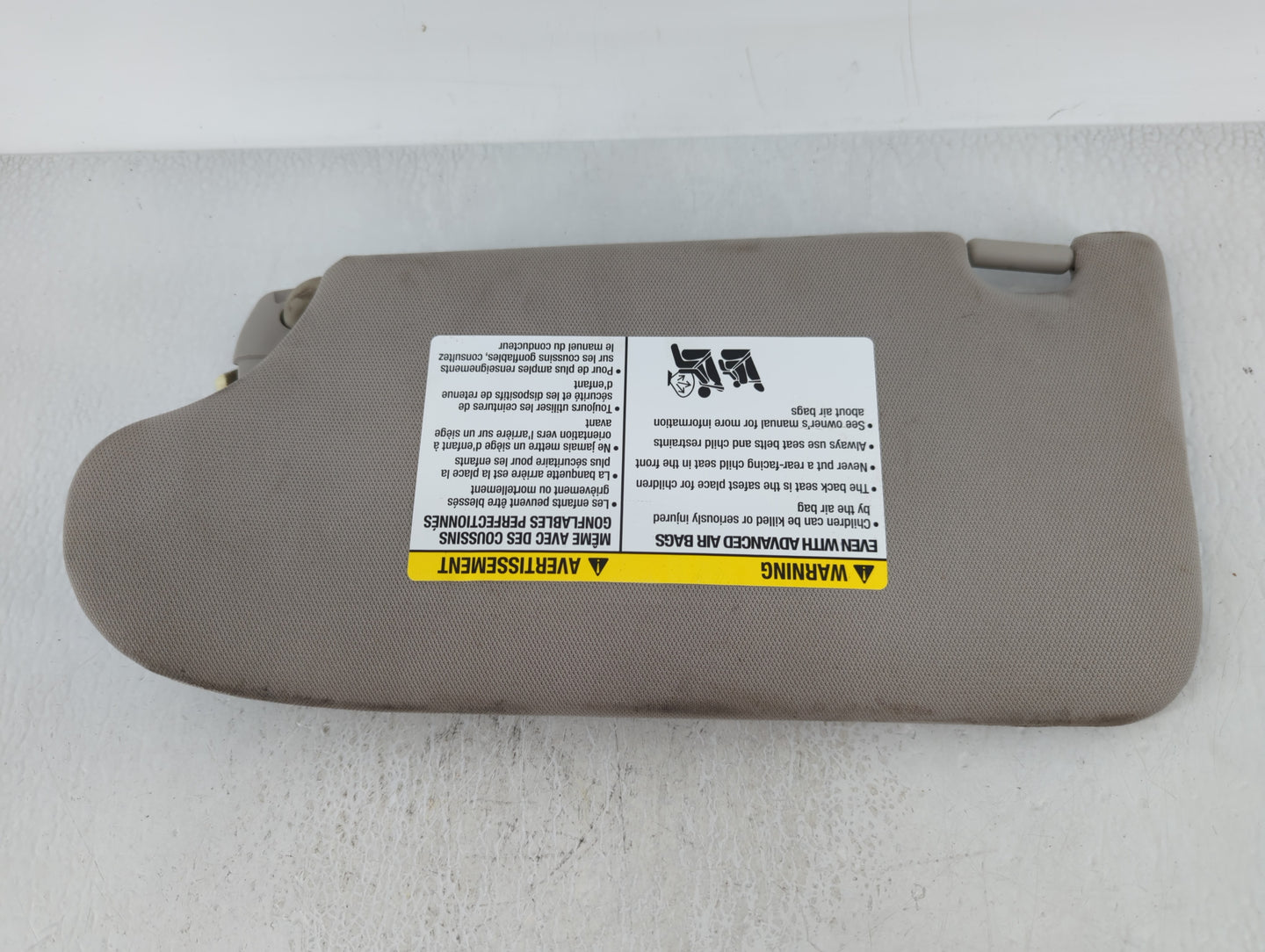 2013-2018 Nissan Altima Sun Visor Shade Replacement Passenger Right Mirror Fits Fits 2013 2014 2015 2016 2017 2018 OEM Used 