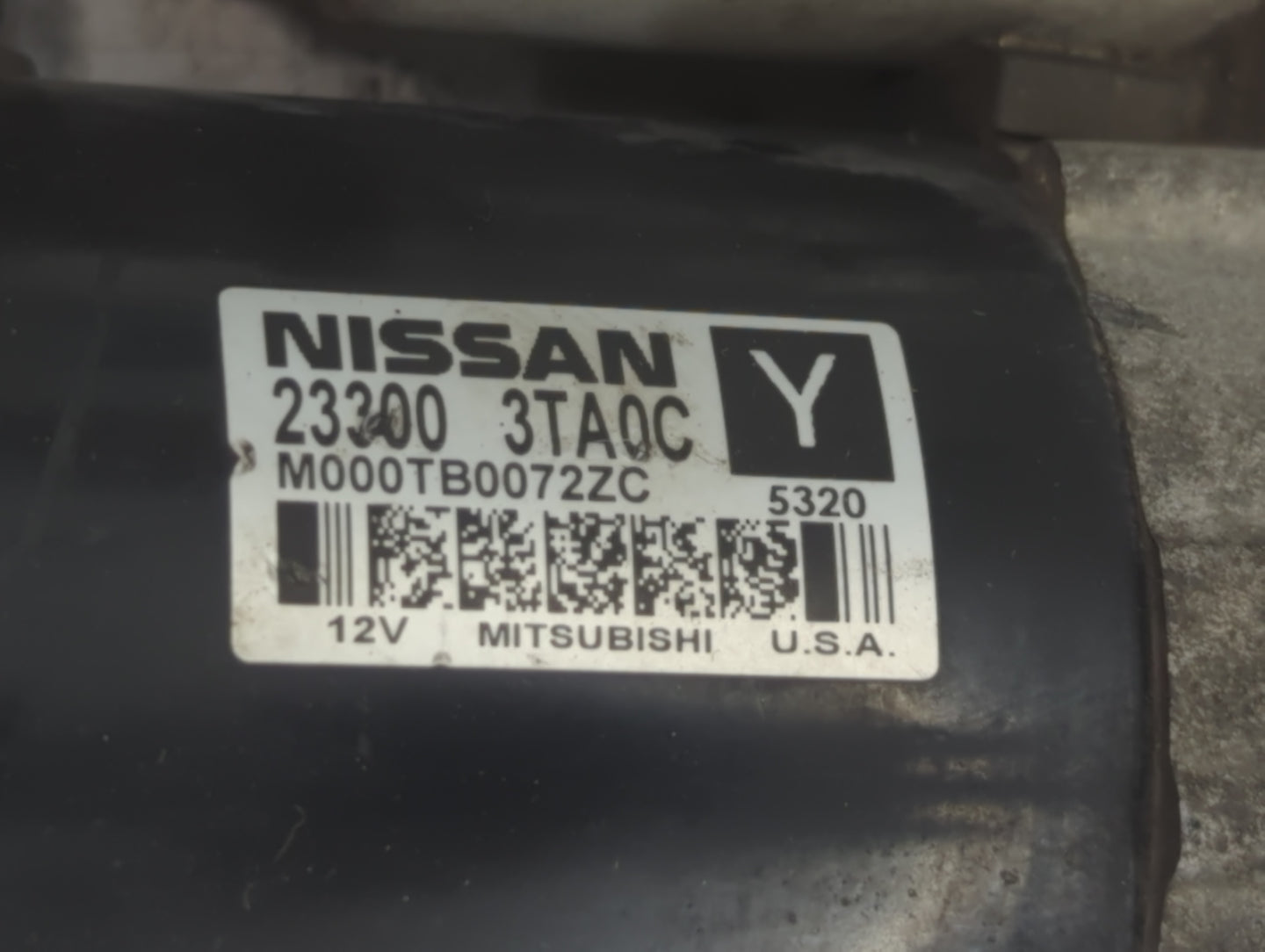 2013-2018 Nissan Altima Car Starter Motor Solenoid OEM P/N:23300 3TA0C Fits Fits 2013 2014 2015 2016 2017 2018 OEM Used Auto