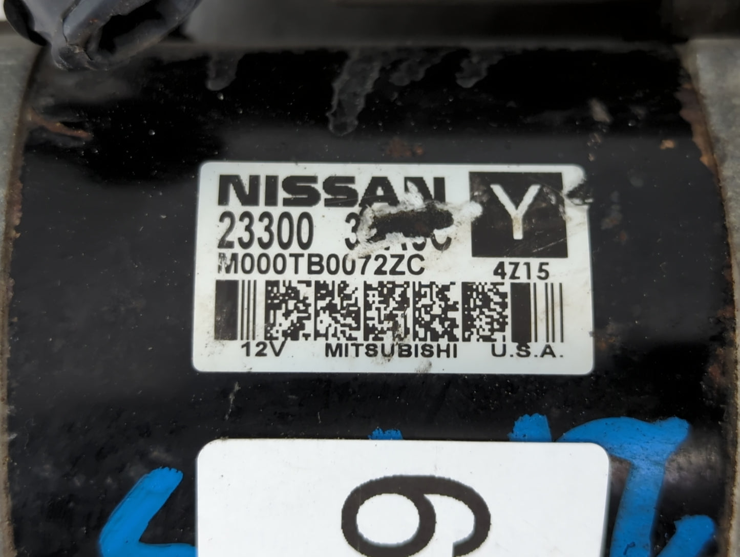 2013-2018 Nissan Altima Car Starter Motor Solenoid OEM P/N:M000TB0072ZC Fits Fits 2013 2014 2015 2016 2017 2018 OEM Used Aut