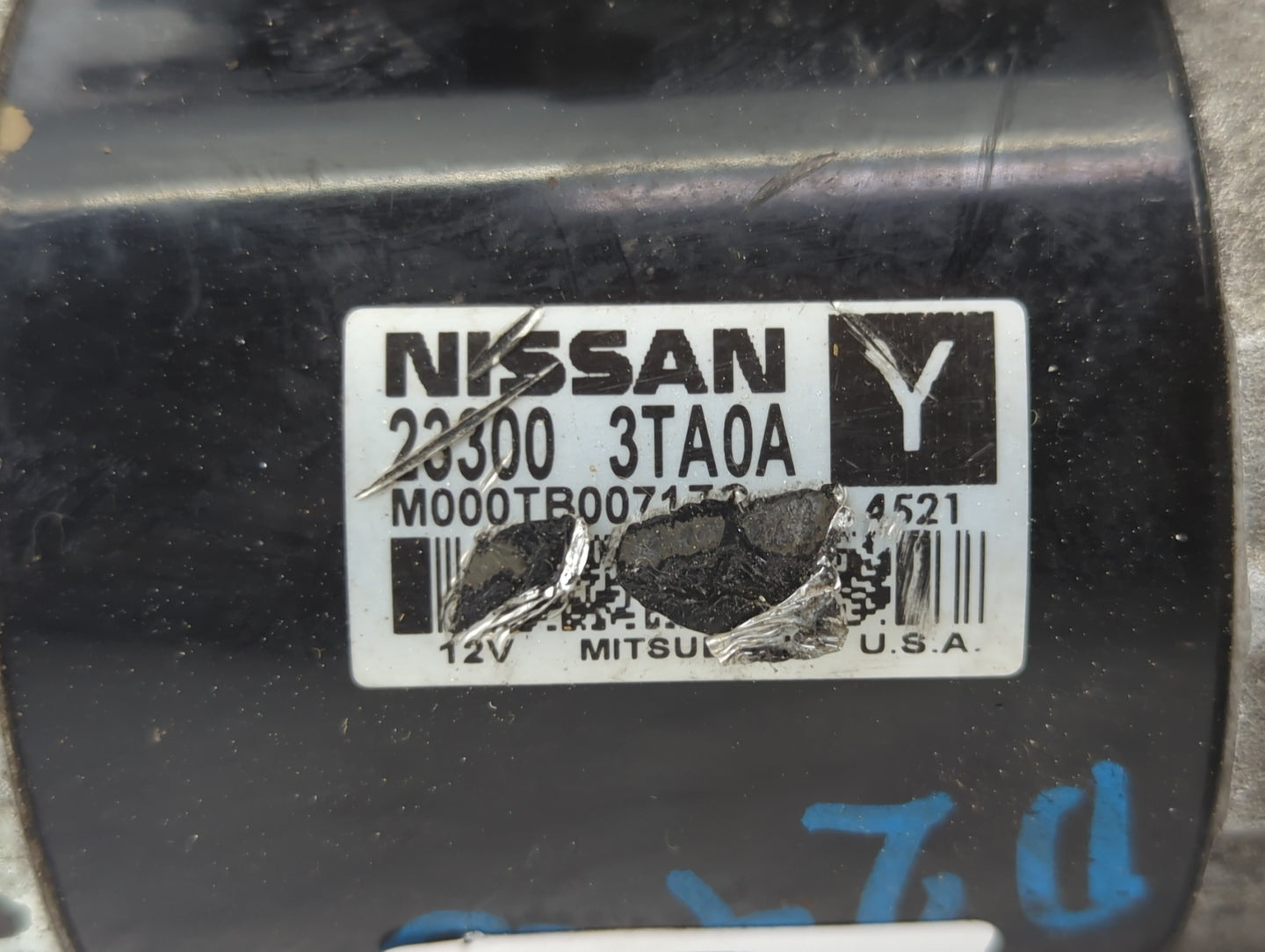 2013-2018 Nissan Altima Car Starter Motor Solenoid OEM P/N:23300 3TA0A Fits Fits 2013 2014 2015 2016 2017 2018 OEM Used Auto