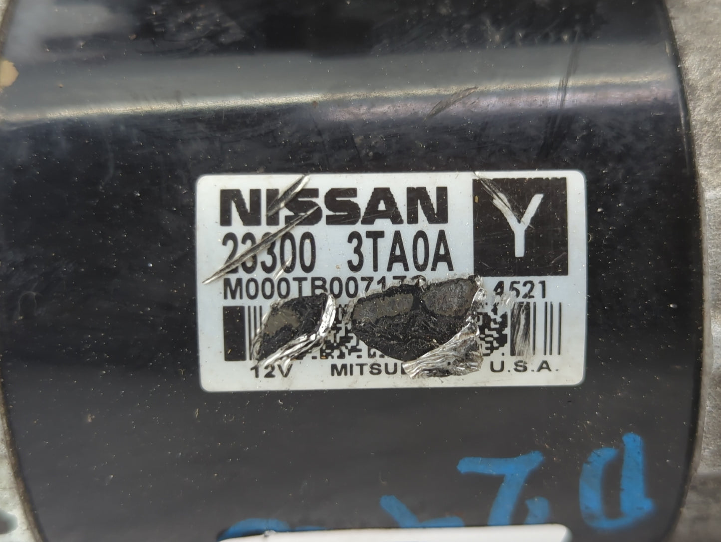 2013-2018 Nissan Altima Car Starter Motor Solenoid OEM P/N:23300 3TA0A Fits Fits 2013 2014 2015 2016 2017 2018 OEM Used Auto