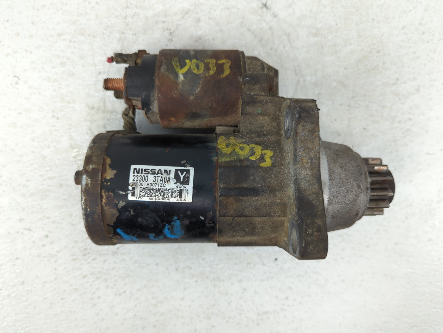 2013-2018 Nissan Altima Car Starter Motor Solenoid OEM P/N:M000TB0072ZC 23300 3TA0C Fits Fits 2013 2014 2015 2016 2017 2018 