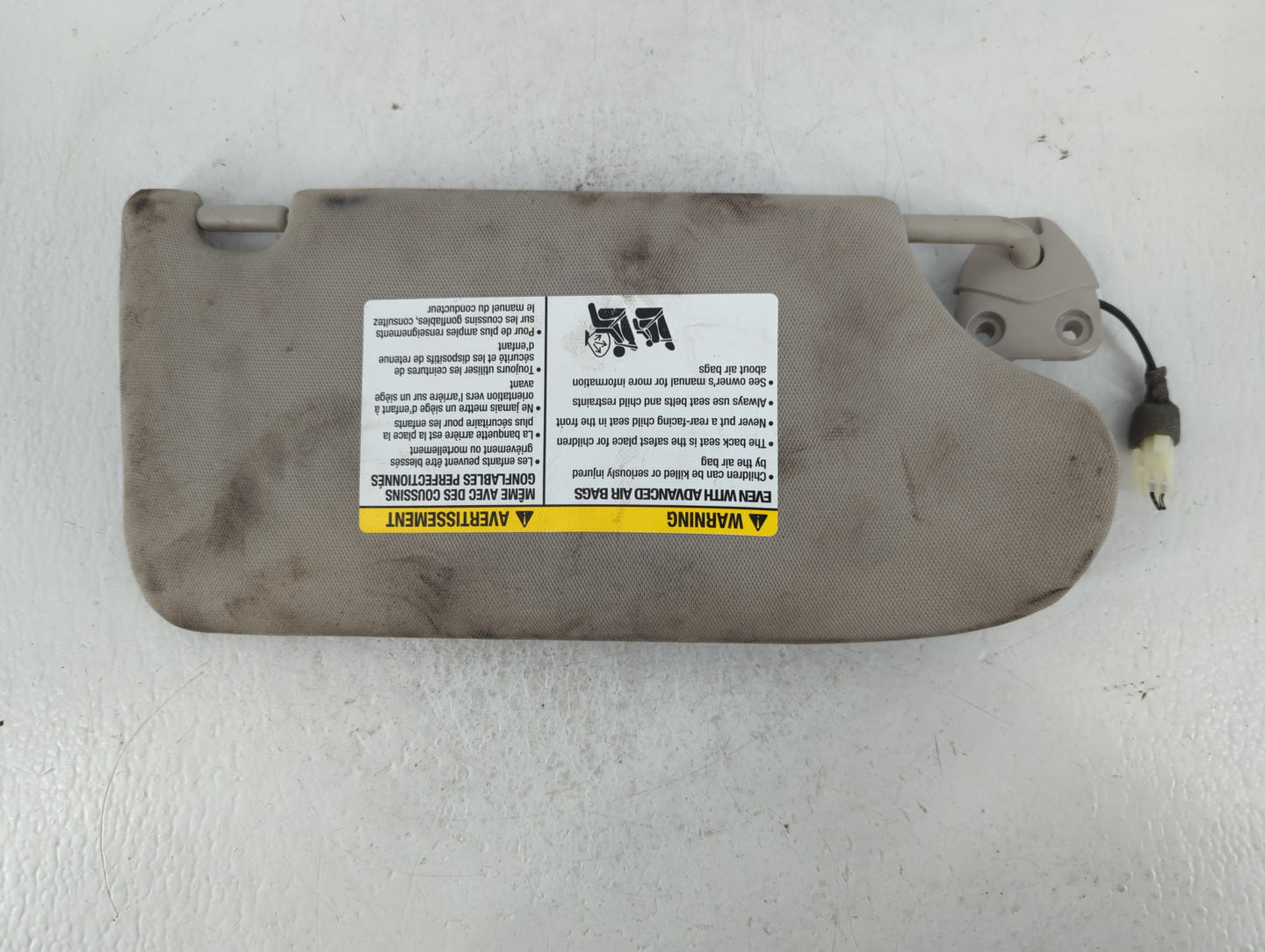 2013-2018 Nissan Altima Sun Visor Shade Replacement Passenger Right Mirror Fits Fits 2013 2014 2015 2016 2017 2018 OEM Used 