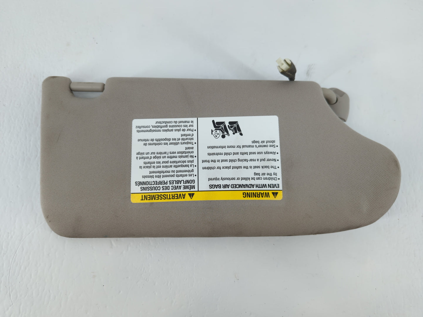 2013-2018 Nissan Altima Sun Visor Shade Replacement Passenger Right Mirror Fits Fits 2013 2014 2015 2016 2017 2018 OEM Used 