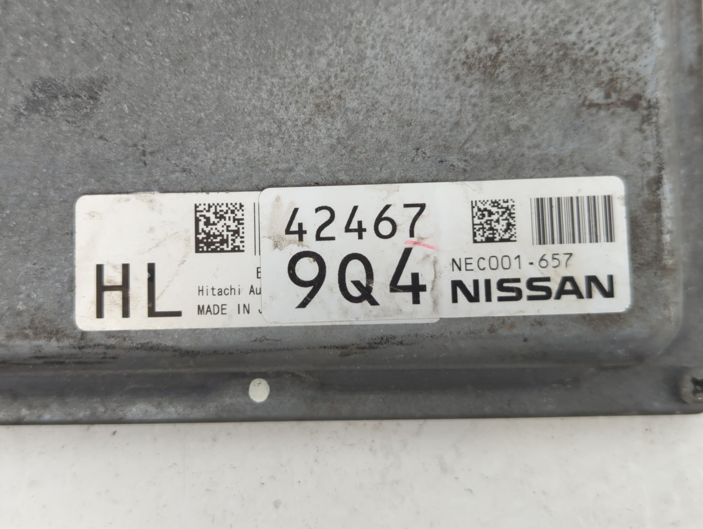 2015 Nissan Altima PCM Engine Control Computer ECU ECM PCU OEM P/N:42467 9Q4 NEC001-657 Fits Fits 2013 2014 OEM Used Auto Pa