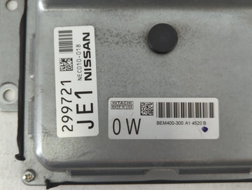 2015 Nissan Altima PCM Engine Control Computer ECU ECM PCU OEM P/N:299721 NEC010-018 Fits Fits 2013 2014 OEM Used Auto Parts