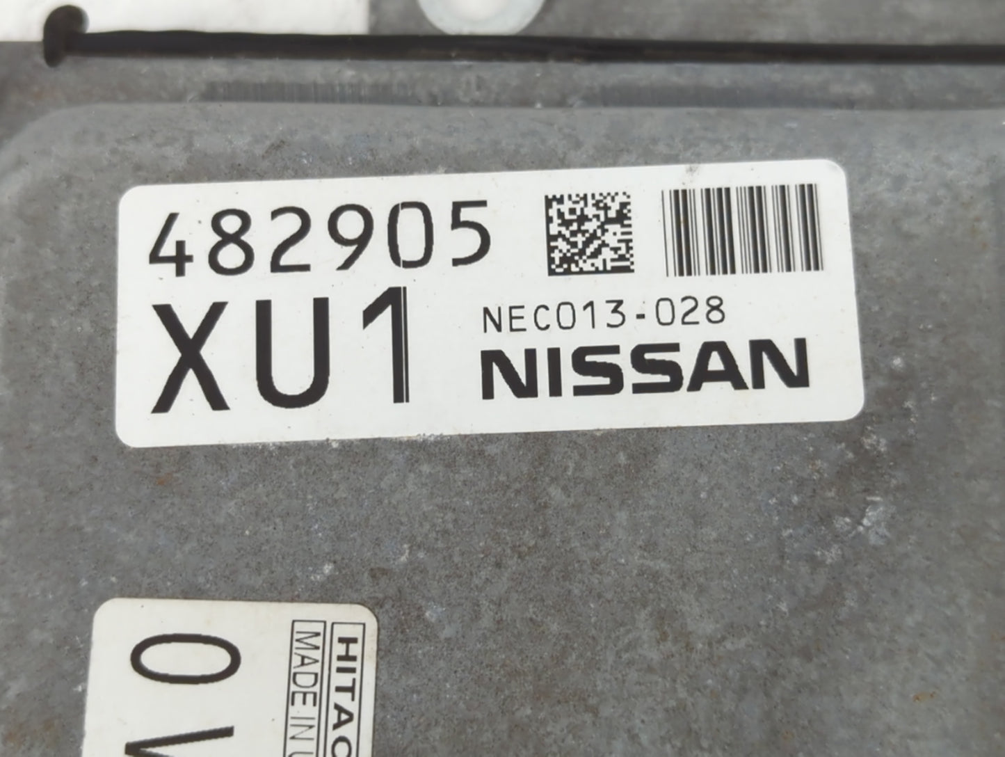 2015 Nissan Altima PCM Engine Control Computer ECU ECM PCU OEM P/N:482905 XU1 NEC013-028 Fits Fits 2013 2014 OEM Used Auto P