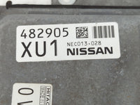 2015 Nissan Altima PCM Engine Control Computer ECU ECM PCU OEM P/N:482905 XU1 NEC013-028 Fits Fits 2013 2014 OEM Used Auto P
