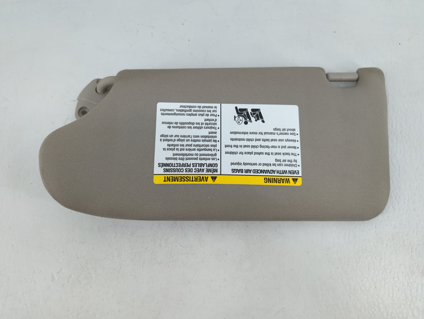 2013-2018 Nissan Altima Sun Visor Shade Replacement Passenger Right Mirror Fits Fits 2013 2014 2015 2016 2017 2018 OEM Used 