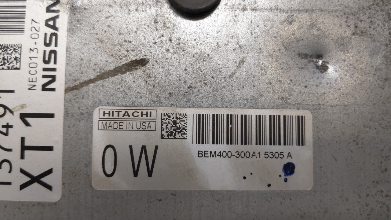 2015 Nissan Altima PCM Engine Control Computer ECU ECM PCU OEM P/N:BEM404-300 A1 NEC001-666, NEC013-028 Fits Fits 2013 2014 