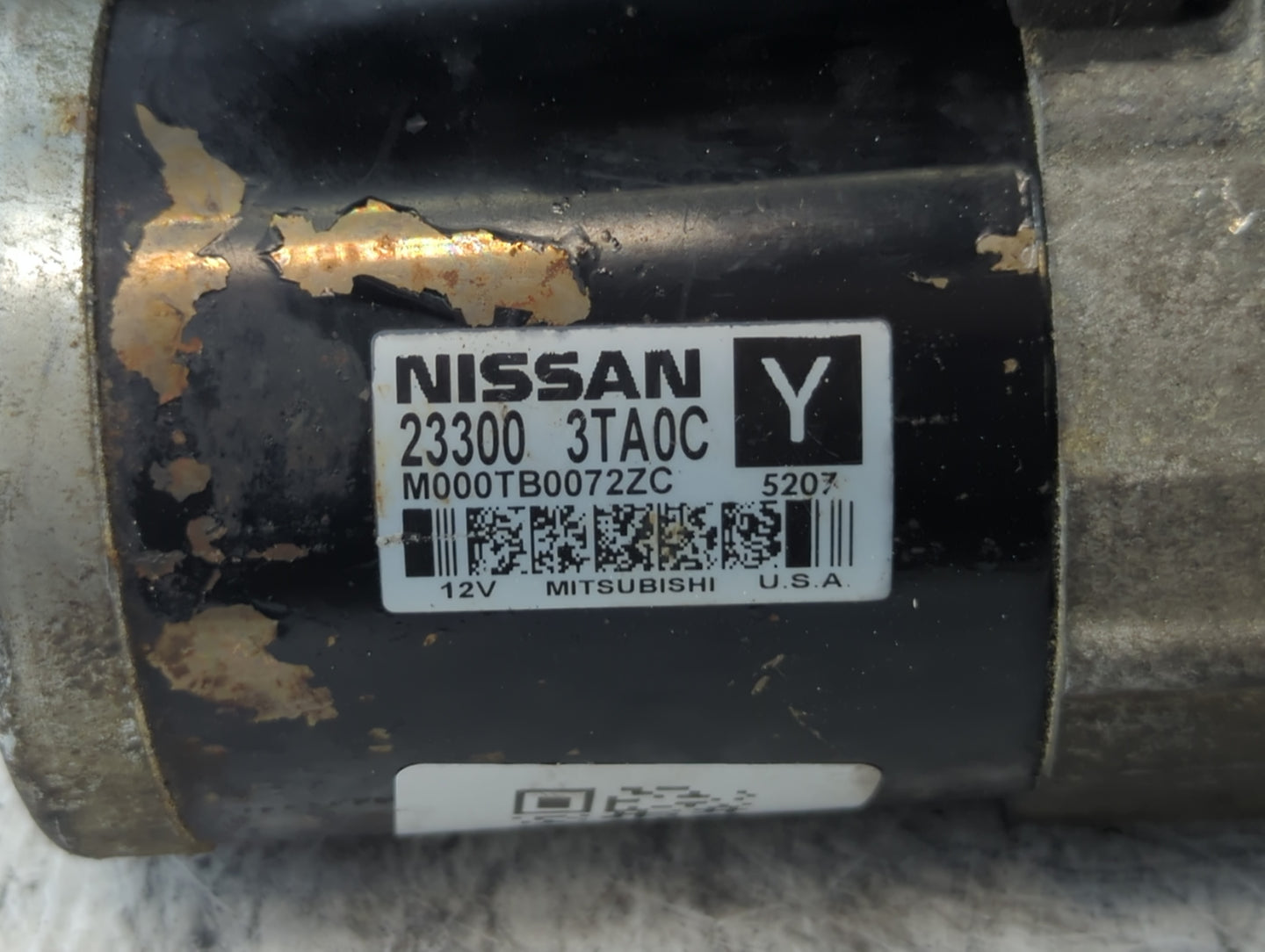 2013-2018 Nissan Altima Car Starter Motor Solenoid OEM P/N:23300 3TA0C Fits Fits 2013 2014 2015 2016 2017 2018 OEM Used Auto