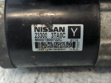 2013-2018 Nissan Altima Car Starter Motor Solenoid OEM P/N:M000TB0072ZC 23300 3TA0C Fits Fits 2013 2014 2015 2016 2017 2018 OEM Used Auto Parts