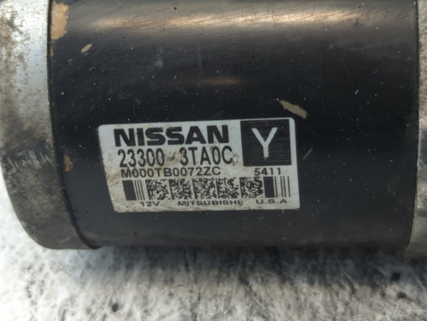 2013-2018 Nissan Altima Car Starter Motor Solenoid OEM P/N:23300 3TA0C Fits Fits 2013 2014 2015 2016 2017 2018 OEM Used Auto
